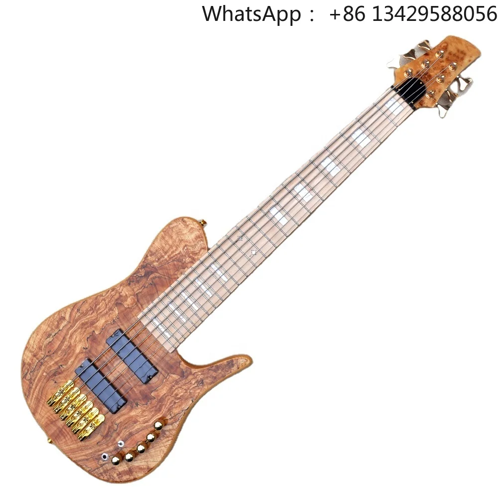 Flyoung Musical Instruments Bass Guitar 6 Strings Electric Bass Guitar Neck Through Bass