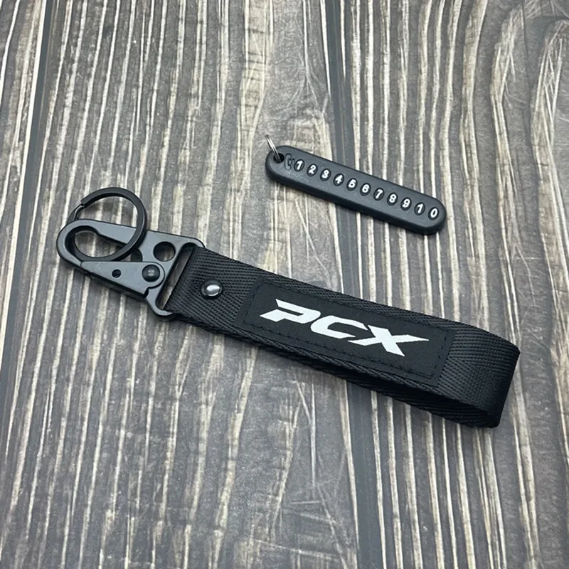 Llavero bordado para motocicleta, accesorio para HONDA PCX125 PCX150 PCX160 PCX 125 150, todos los años