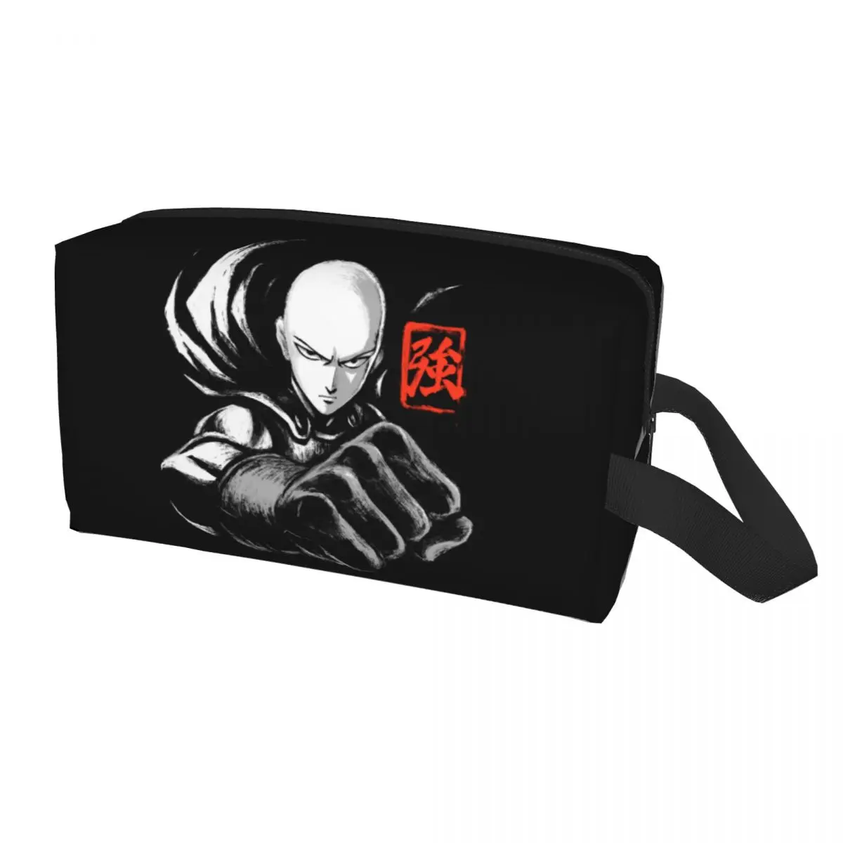 One Punch Man Anime Higiene Pessoal Bag, Strongest Superhero, Saitama Sensei, Maquiagem Cosméticos Organizador, Lady Beauty Armazenamento, Dopp Kit