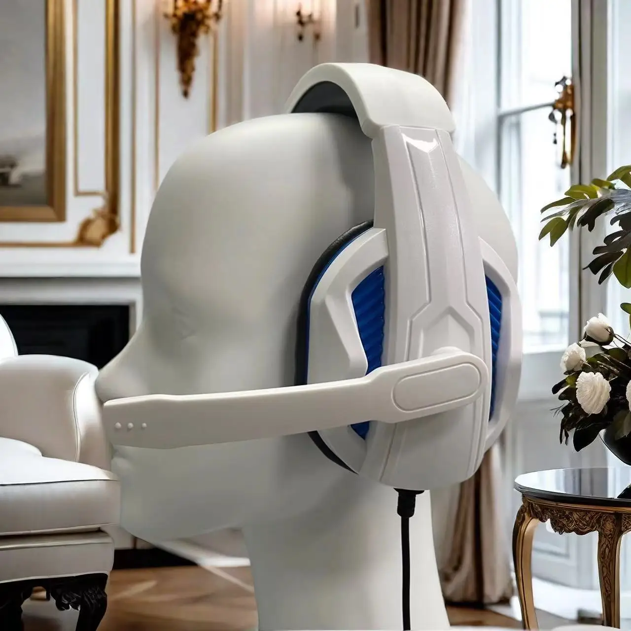 H4 has wired headphones, PS4 gaming headphones, computer headphones, music headphones, online course and conference use, birthda