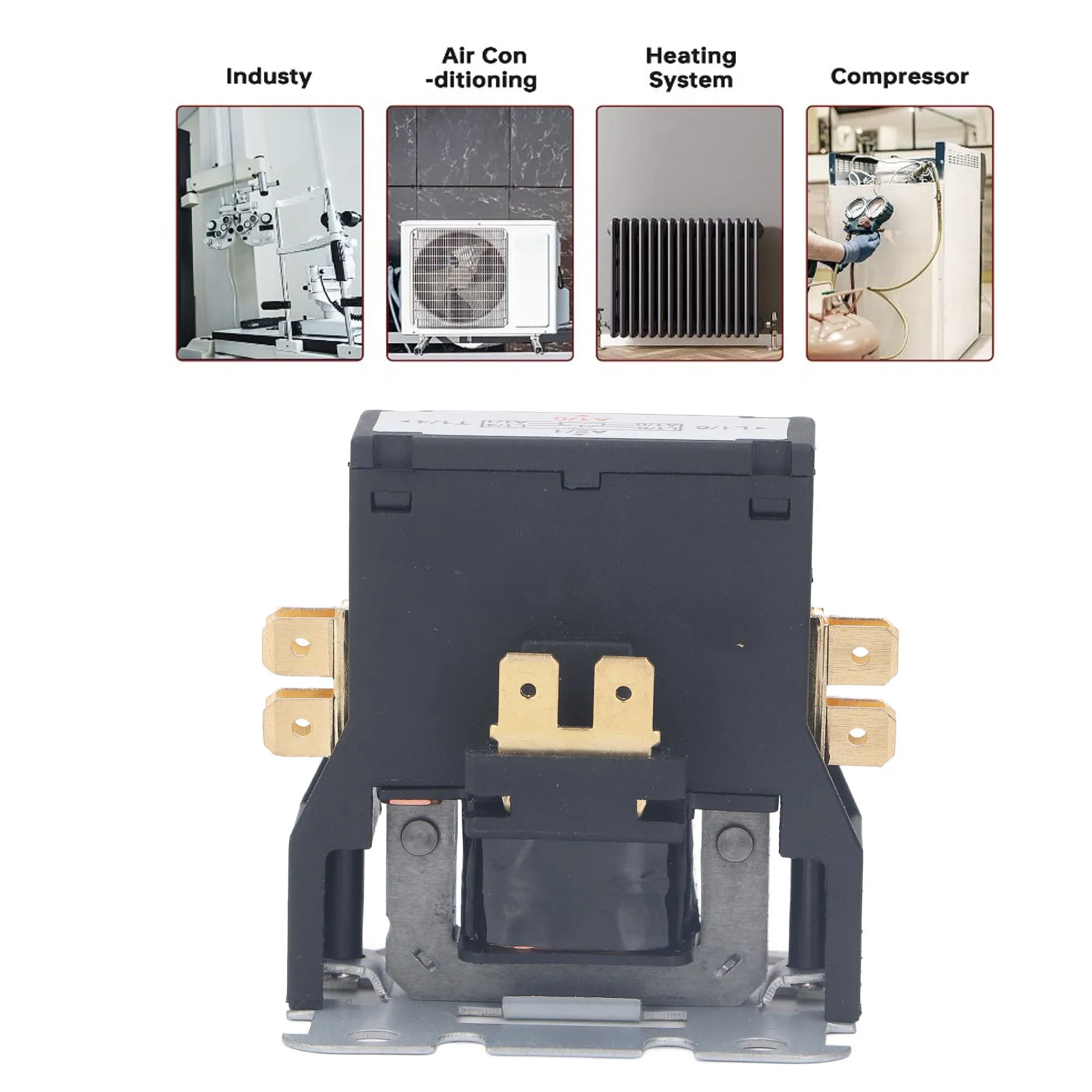 HVAC Contactor Single Pole 25A for  Conditioner Condenser  Replacement Switch