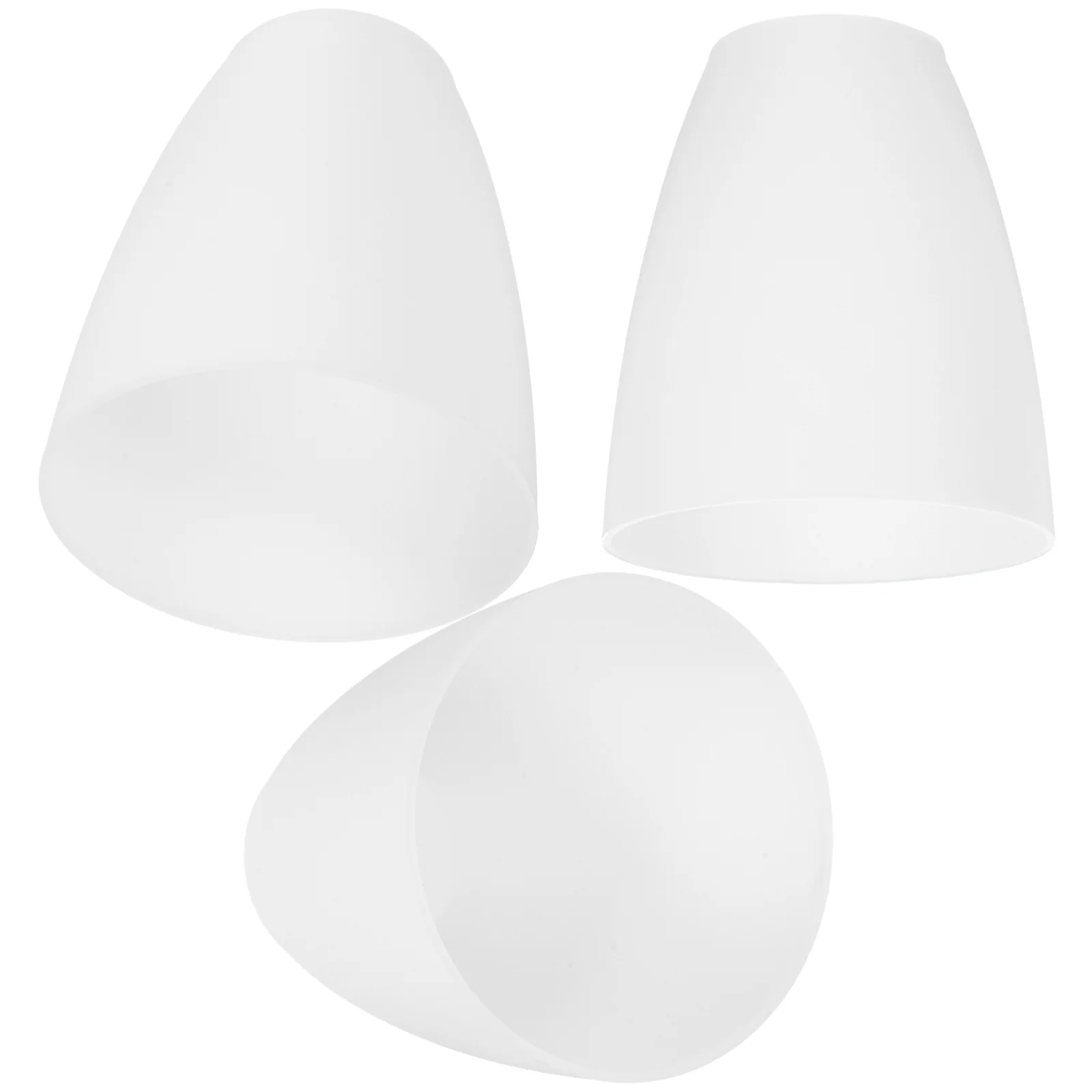 

3 Pcs Plastic Lampshade Floor Replacement Desktop Ceiling Light Lampshades for Dimmable Bulbs Cover