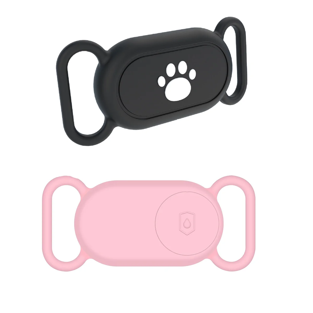 Dog Collar Holder, 2 Pack Waterproof Anti-Lost Silicone Case for Galaxy Smart Tag 2 for Pet Dog Cat Collars