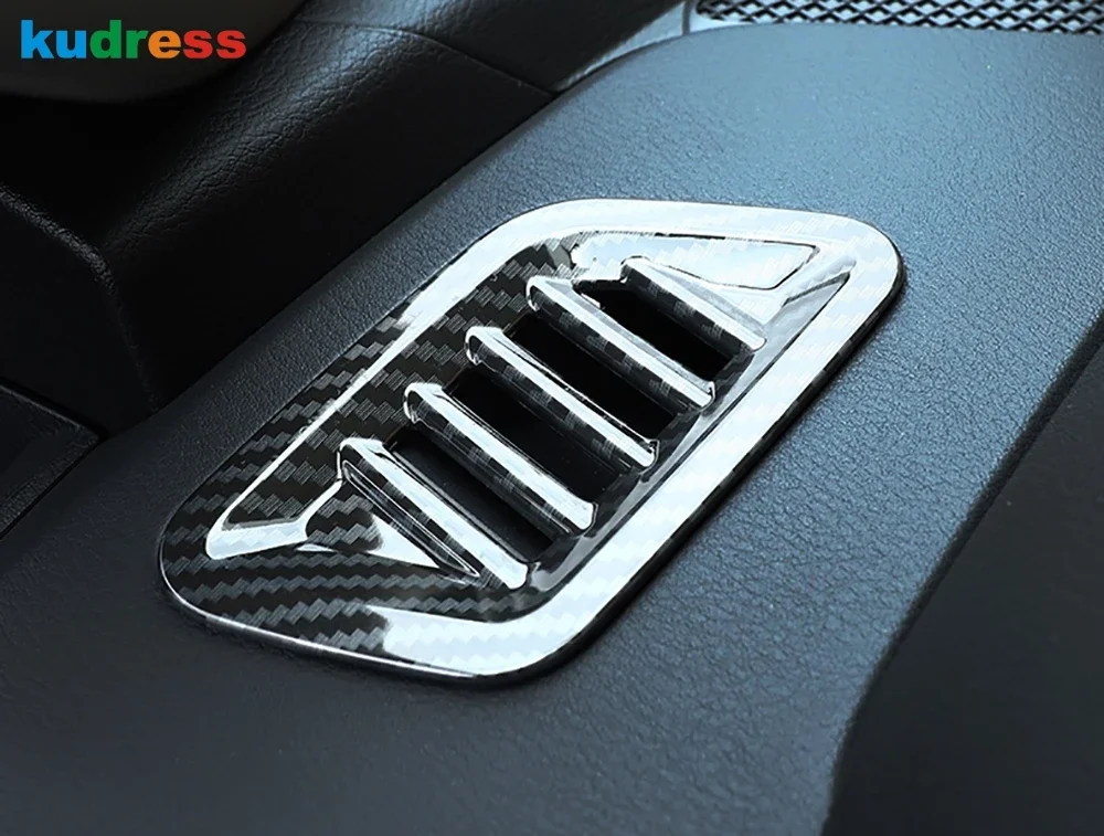 For Nissan Altima 2019 2020 2021 2022 2023 2024 Carbon Fiber Car Air Condition Vent Outlet Cover Trims Interior Accessories