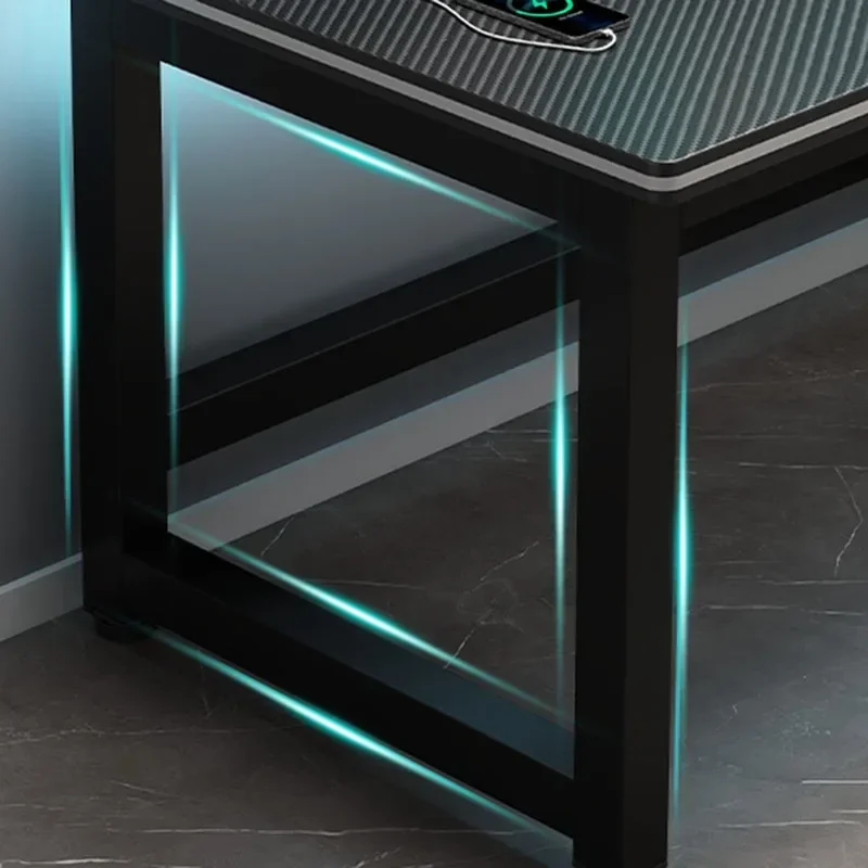 رف غرفة المعيشة مكتب مكتب تخزين الدائمة الطابق المعدني مكاتب الكمبيوتر Arbenic الأوروبي الأسود ميسا دي Escritorio الأثاث #5