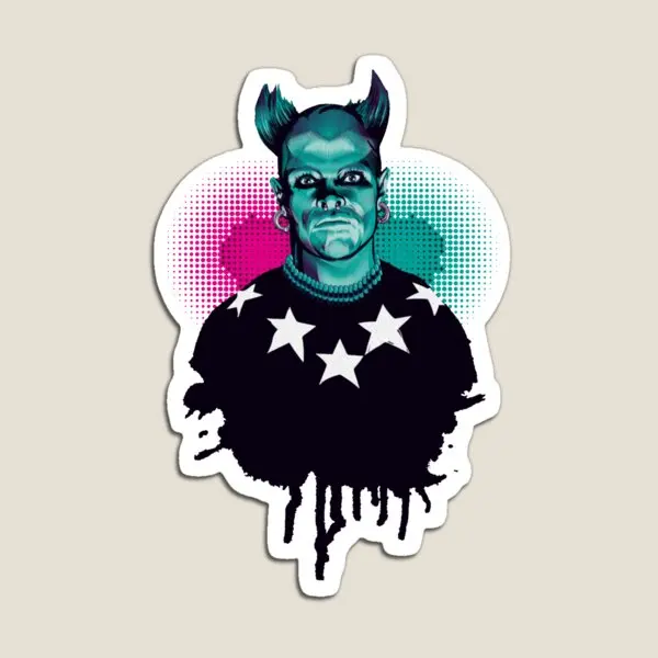 Keith Flint The Prodigy  Magnet  Cute Home Decor for Fridge Organizer Baby Toy Colorful Kids Stickers Children Holder