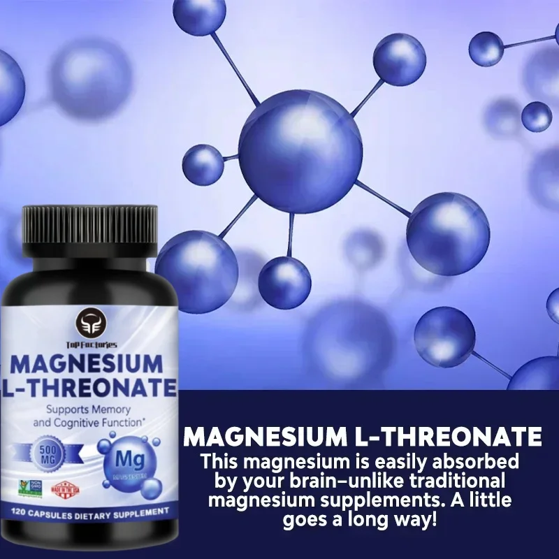 أفضل المصانع المغنيسيوم L-Threonate - تحسين الذاكرة والإدراك وتخفيف التوتر وجودة النوم
