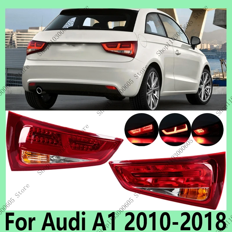 

For Audi A1 2010-2018 Automobile Accessories Halogen Taillight Turn Signal Bulbless Brake Warning Light Rear Bumper Headlight