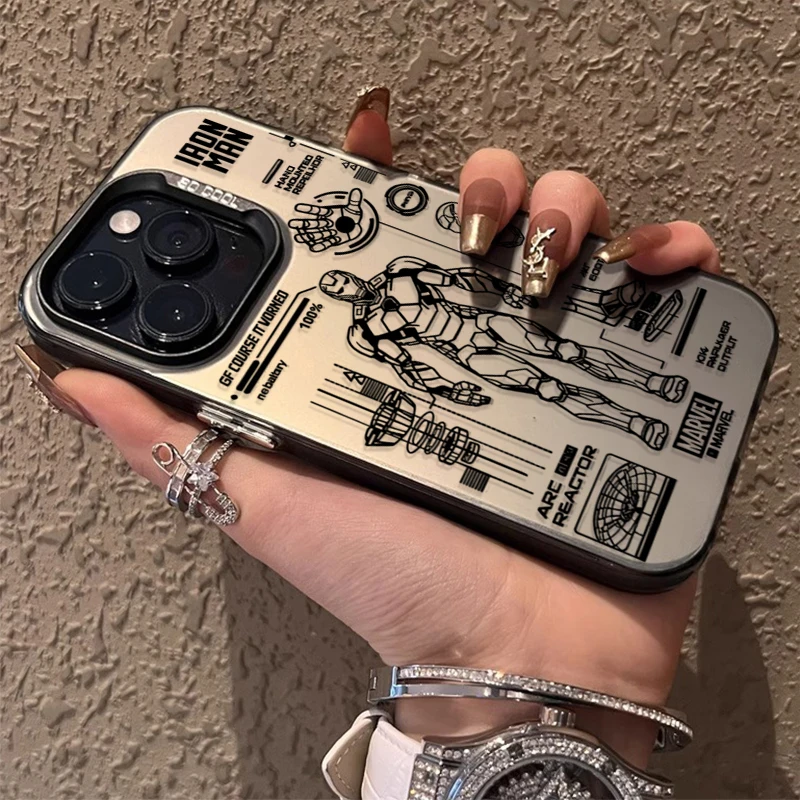 حافظة لهاتف آيفون 17 16 15 14 13 12 11 Pro Max Plus 17 Air 16E X XR XS Max غطاء ممتص للصدمات صلب