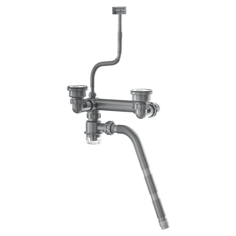 Kitchen sink set vegetable basin drain pipe fittings sink drain pipe sink pipe drain pipe