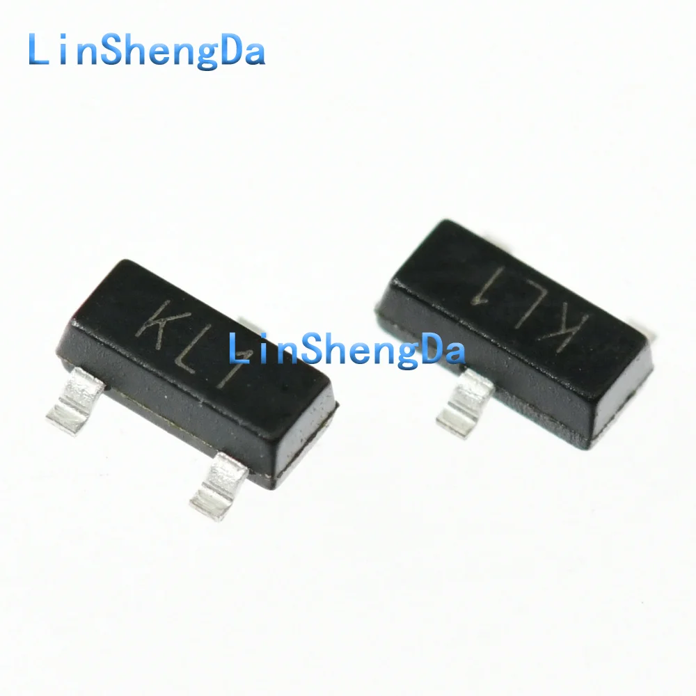 Surface mounted Schottky transistor BAT54 screen printed KL1 SOT-23 200MA/30V KL1 KLI