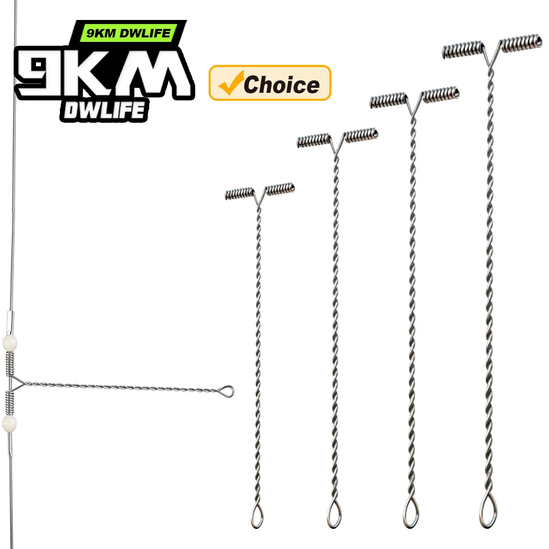 Conector de equilibrio forma T anti-enredos de acero inoxidable - imagen 4