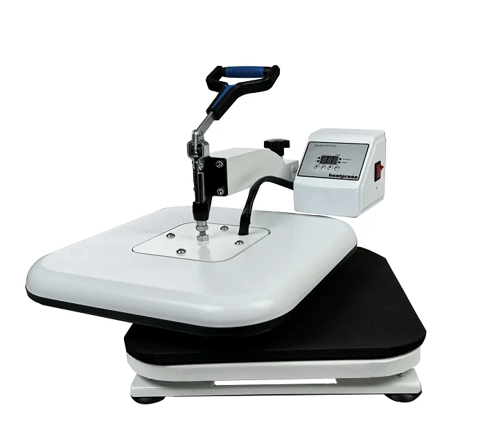 Premium 38x38cm Swing Away Sublimation Heat Press  Intense T-Shirt Pattern Transfer  Professional  Grade Imprinting