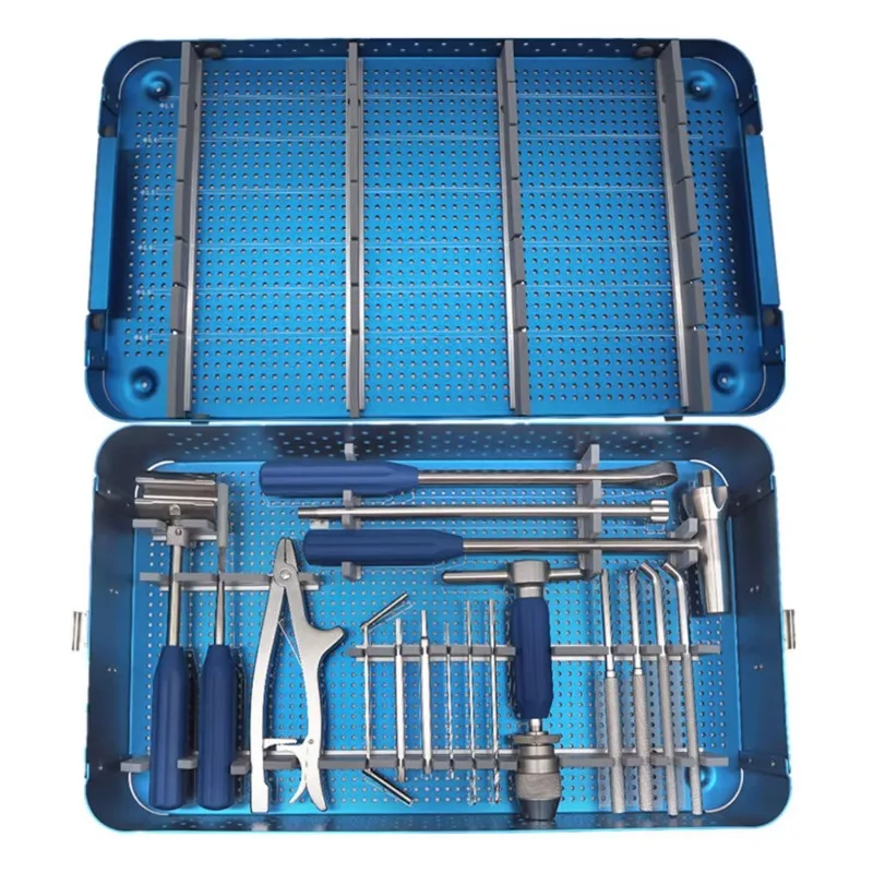

Titanium Intramedullary Nail, Human Trunk Interlocking TEN Elastic Nail Instrument Set