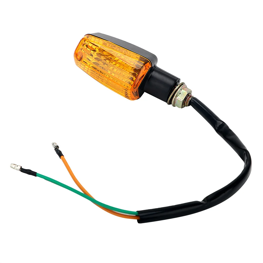 2Pcs Universal Motorcycle Flasher Blub Turn Signal Lamp DC 12V Motorbike Indicator Light Amber Blinker Bulb 8W Moto Accessories