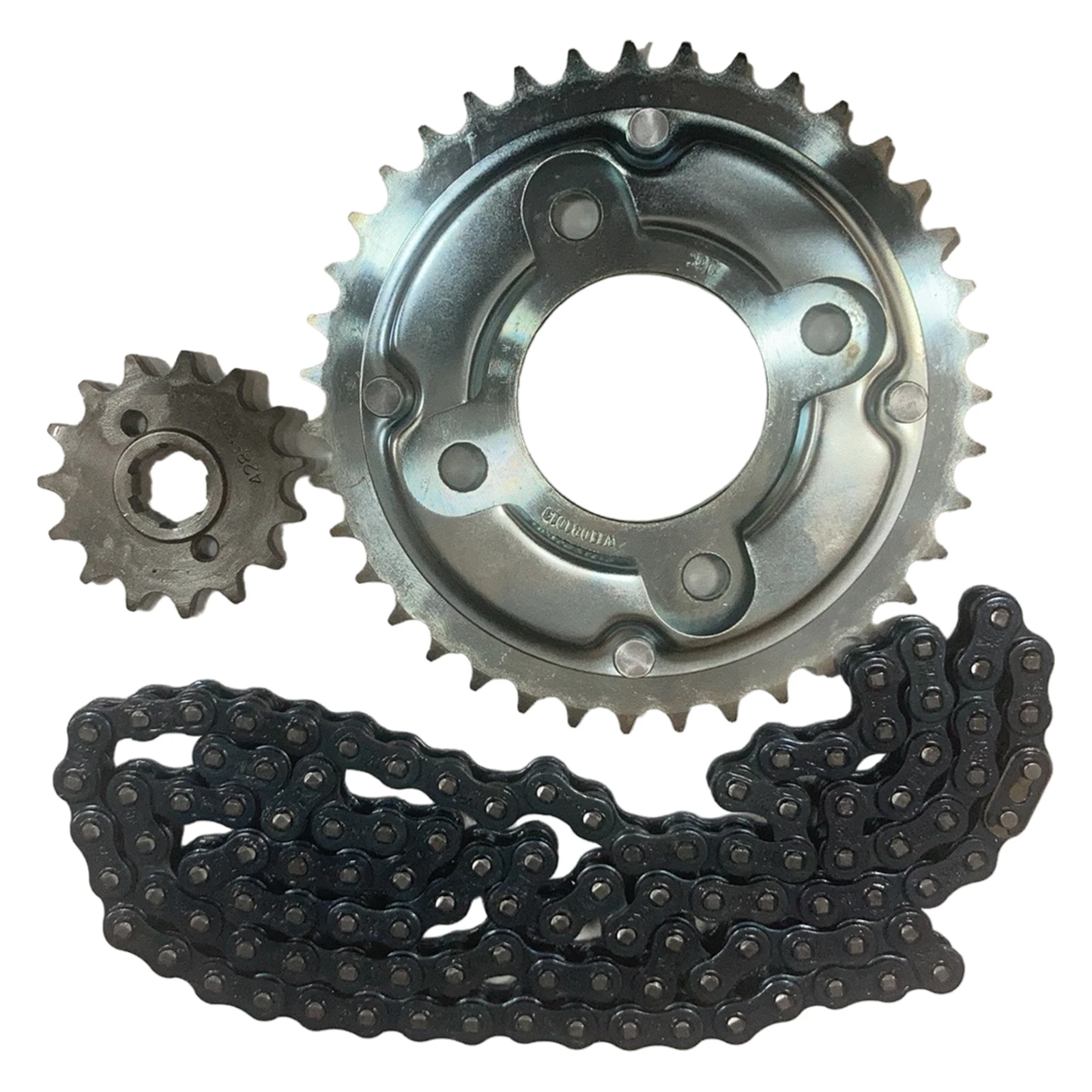 1 set Motorcycles Enhanced Drag Sprocket Set  Chain Kit For Italika Dt Ft 150 Gt Gti Gts 39T-15T-428H-108 Accessories Parts