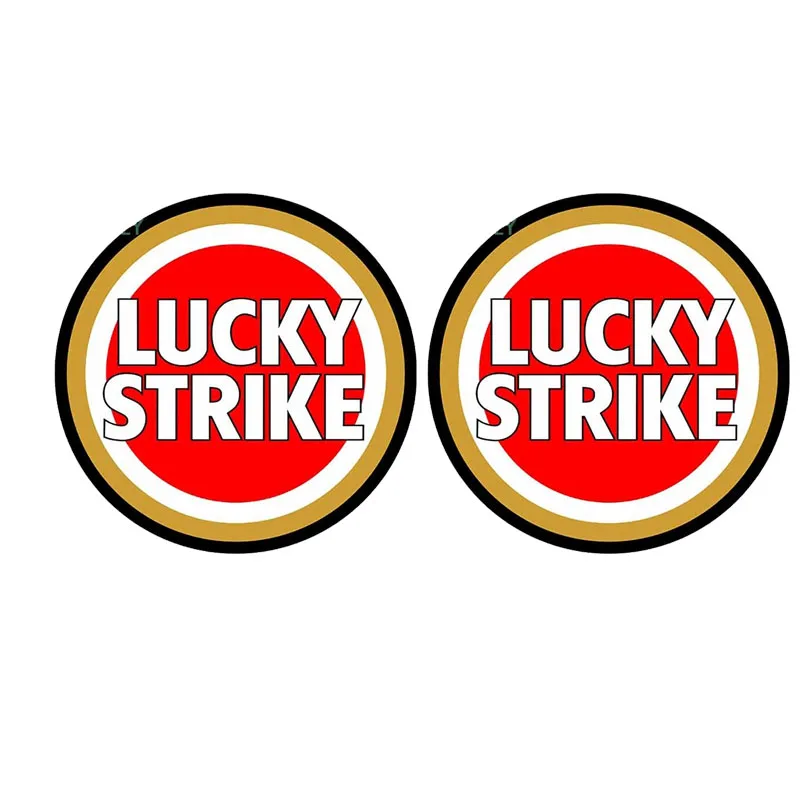 Lucky Strike Funny Car Stickers Vinyl Car Sticker Fashion Motorcycle Bumper Window