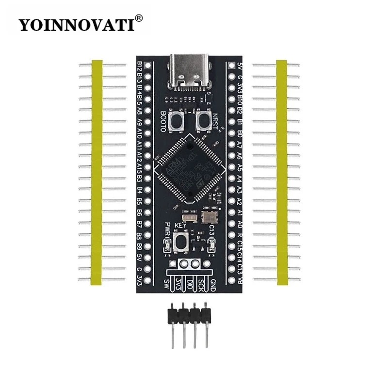 STM32F401RCT6 Minimum System Development Board STM32 ARM Core Learning Board Module Type-C Port