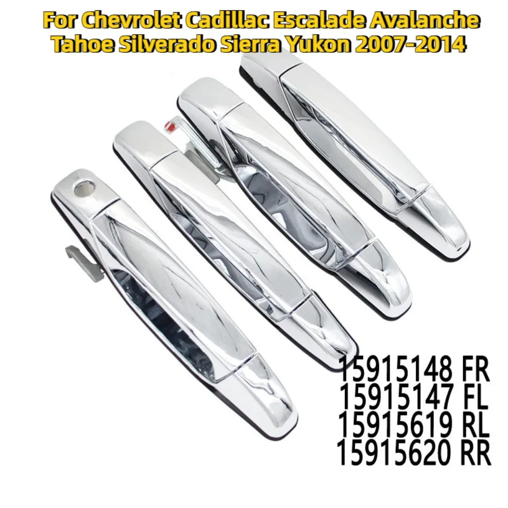 Image of Türgriff für Chevrolet Cadillac Escalade Avalanche Tahoe Silverado Sierra Yukon 2007-2014 15915147 15915148 15915619 15915620