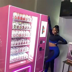 2024 Flash Light Sticker Candy Vending Machine Toys Clothes Cosmetics Eyelash Hair Lash Beauty Vending Machines for Retail Items