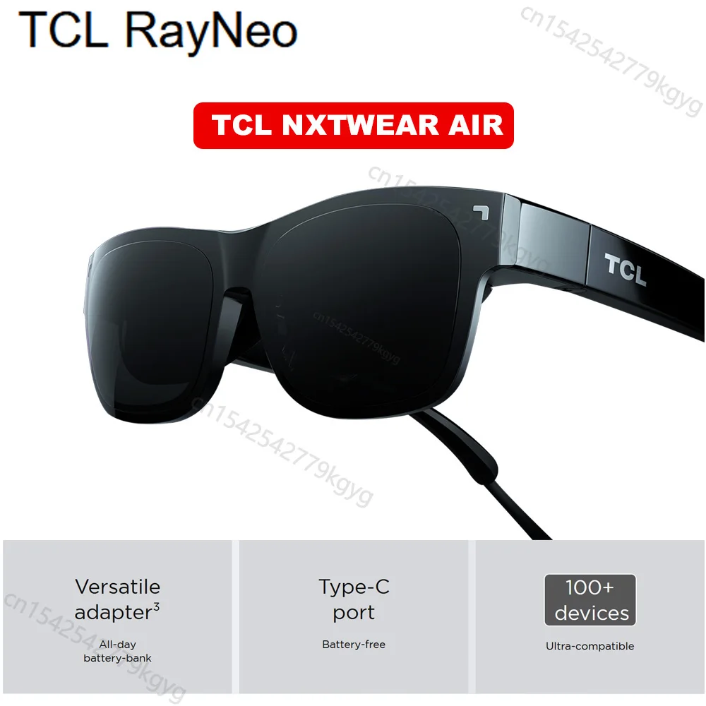 RayNeo NXTWEAR AIR Glasses TCL AR Glasses 140 inch Micro-OLED Screen Display 3D Full HD Private Cinema AR Glasses