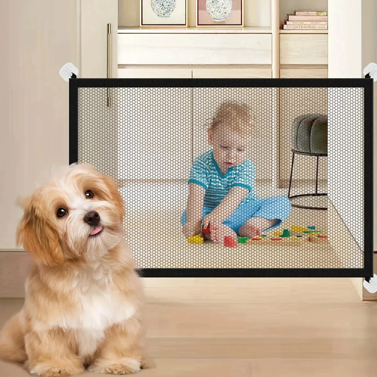 Portable Folding Safety Guards For Baby Gates, Safety Products, Magical Pet Nets, Baby Fences, Clever TV Nets