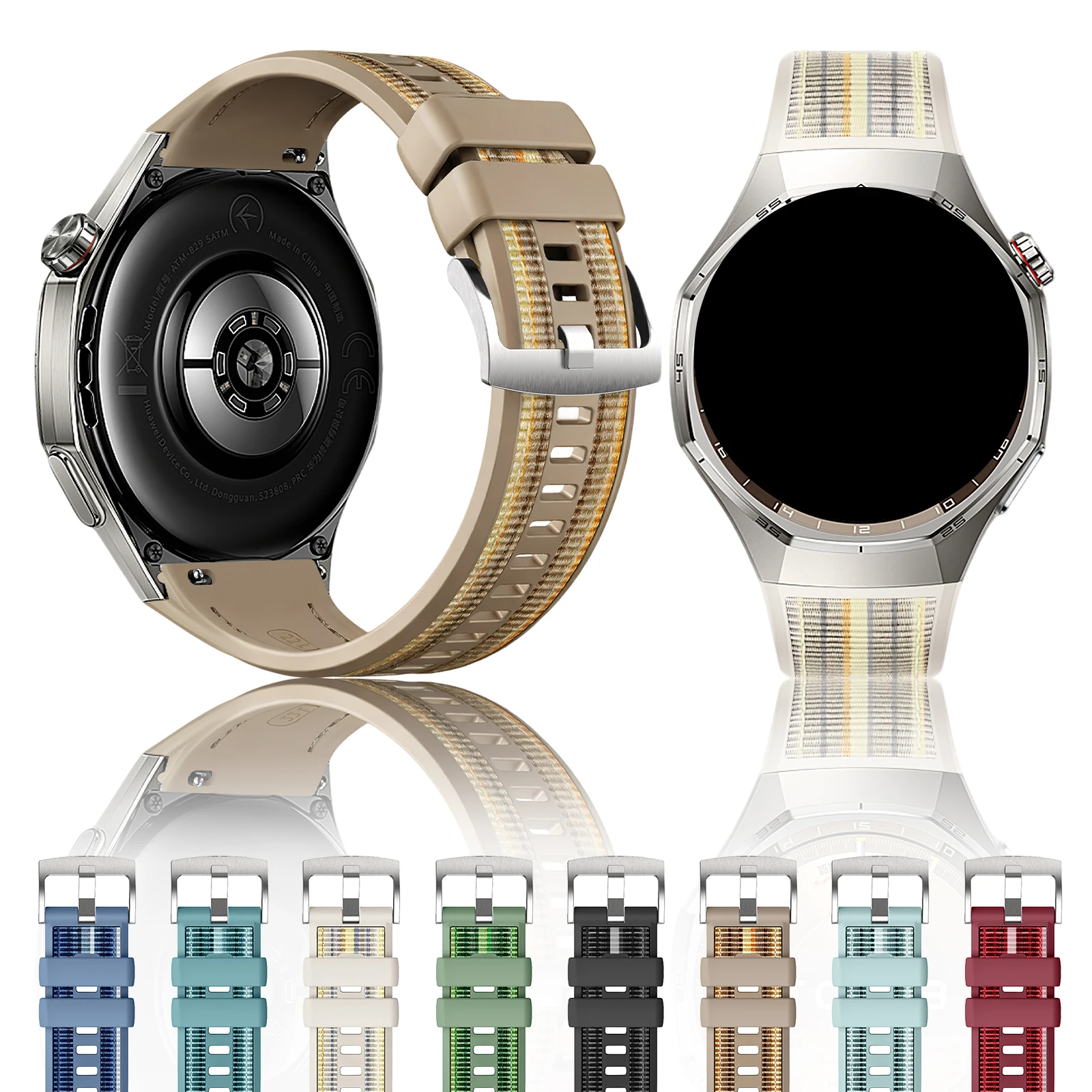 Official No Gaps Strap For Huawei Watch GT 6 Pro 46mm Nylon Silicone Bracelet For Huawei Watch GT 6 Pro 46mm watch Accessories