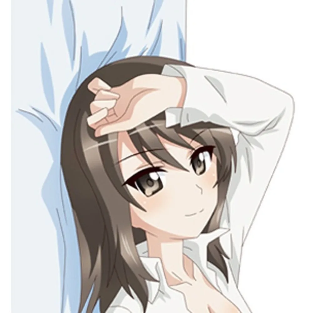 Anime Tank Character Maho Fan Art Decorative Cushion Case Household Bedding Pillowcase
