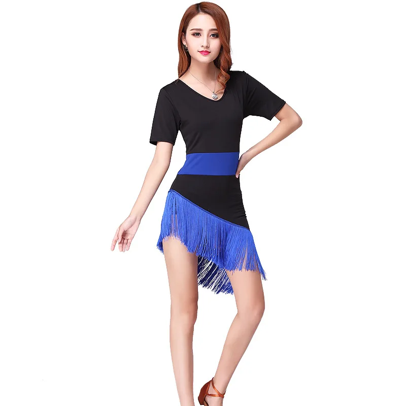 

Latin Dance Skirt Tassel Skirt New Children's Adult Belly Dance Practice Dance Skirt Dress Tassel Dance Dress