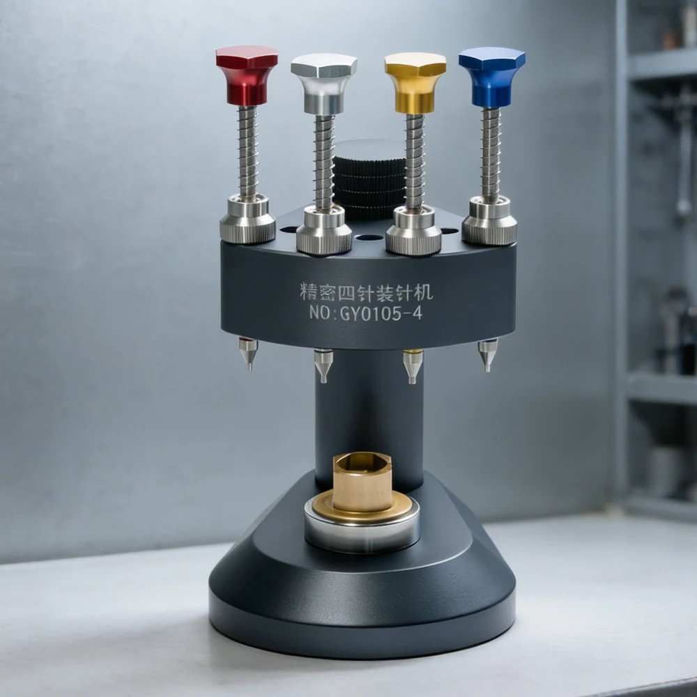 

High Precision 4 Pins Watch Hands Presser Steel Watch Needle Installing Setting Fitting Watch Repair Tools & Kits for Watchmaker