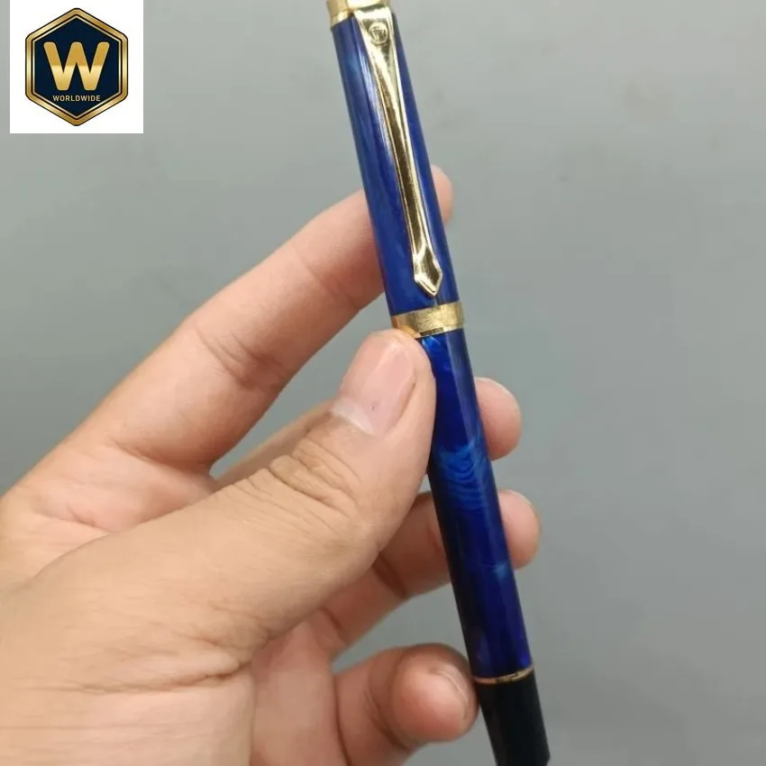 95 Vintage Resin Fountain Pen - Hollow Spaceship Design, F 0.5 Tip, Luxury Stationery Office Supplies, High-Search Perfect Pen
