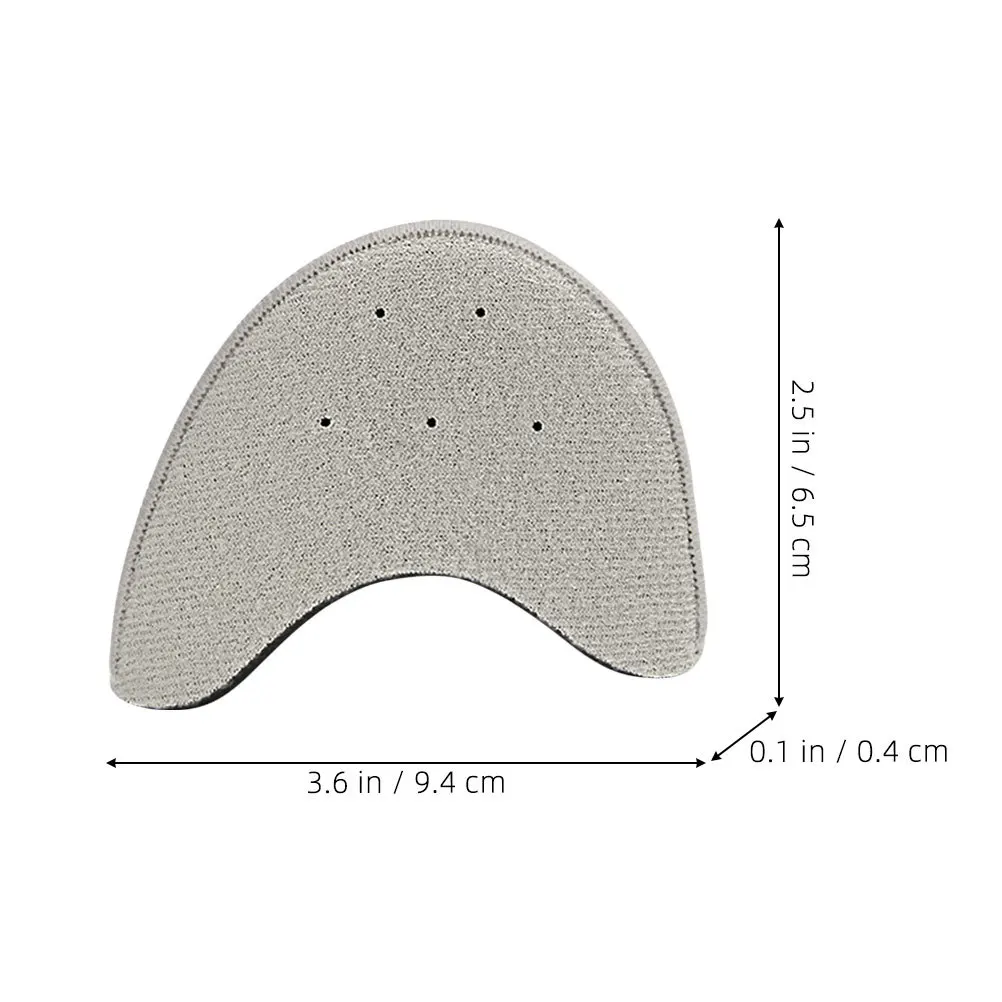 1 par de almohadillas para zapatos de punta, flexibles, agradables para la piel, transpirables, amortiguación, descompresión, adecuadas para varias zapatos