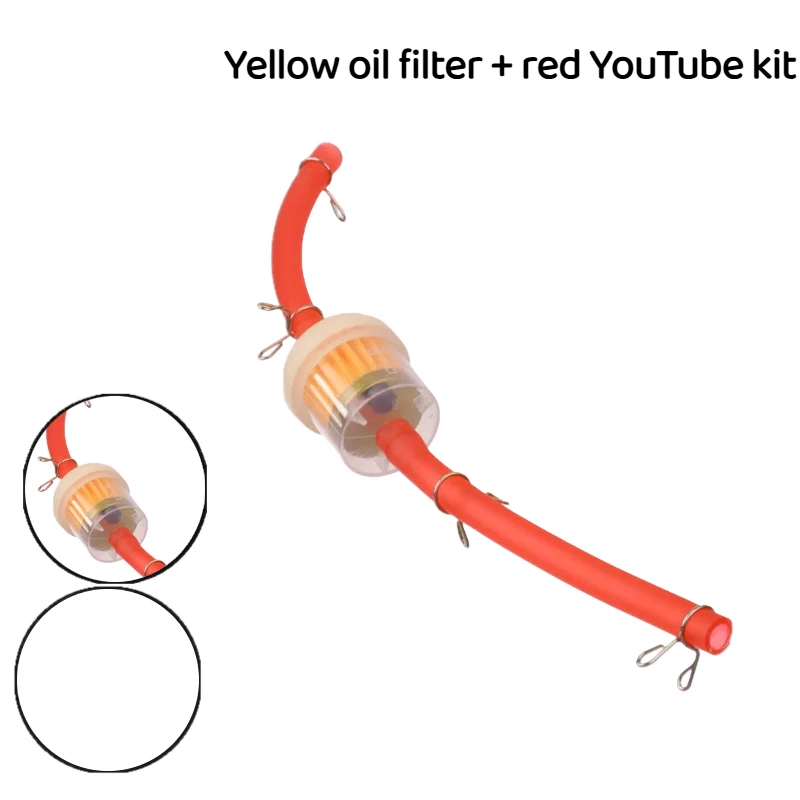 

Scooter Motorcycle Moped Scooter Dirt Bike Universal 6mm ATV Go Kart Fuel Filter Motocross Gasoline Gas Fuel Gasoline Oil Filter