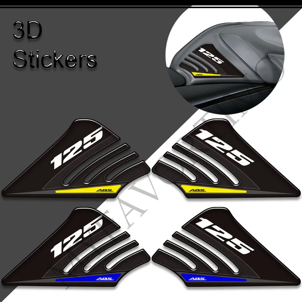 For Suzuki GSXS GSX-S 125 GSXS125 GSX S125 GSX-S125 2017 - 2021 2022 2023 Motorcycle Tank Protector Pad Grips Fuel Oil Kit Knee