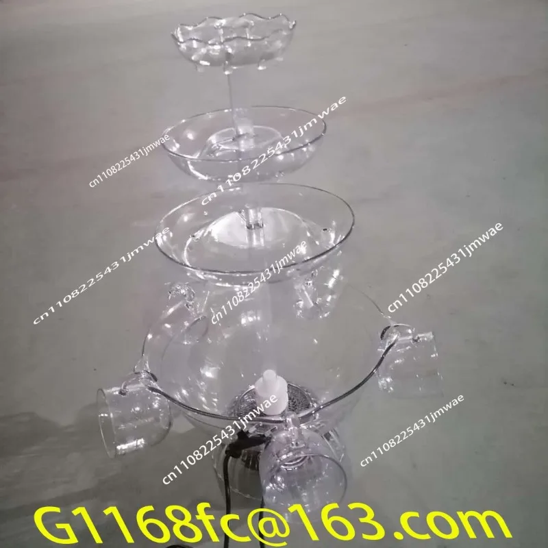 5 Glasses of Red Wine Fountain, Can Be Used for Reception, Party Beauty Plug