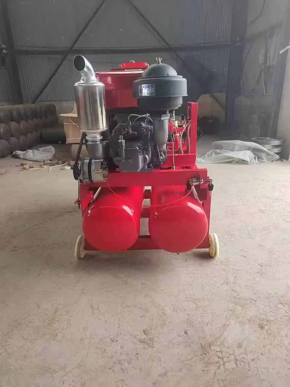 مضخة هواء ضاغط هواء محمولة ترددية متصلة مباشرةً للبيع #5