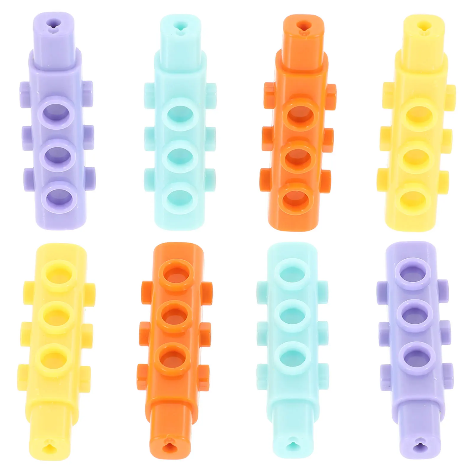 

8Pcs Pencil Protector Cover Anti-Drop Flexible Plastic Pencil Extender for Triangular Hexagonal Round Rods Kids School Supplies