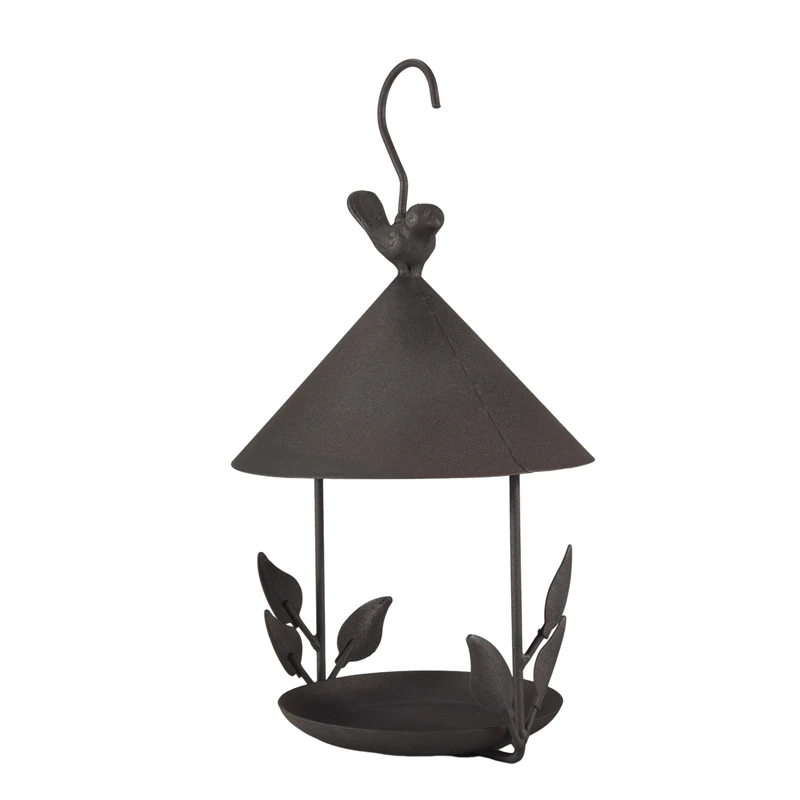 

Bird Feeder Bird Outdoor Iron Rainproof Windproof Hanging Style Feeder For Various Pet Birds Feeding Suppliesm12k