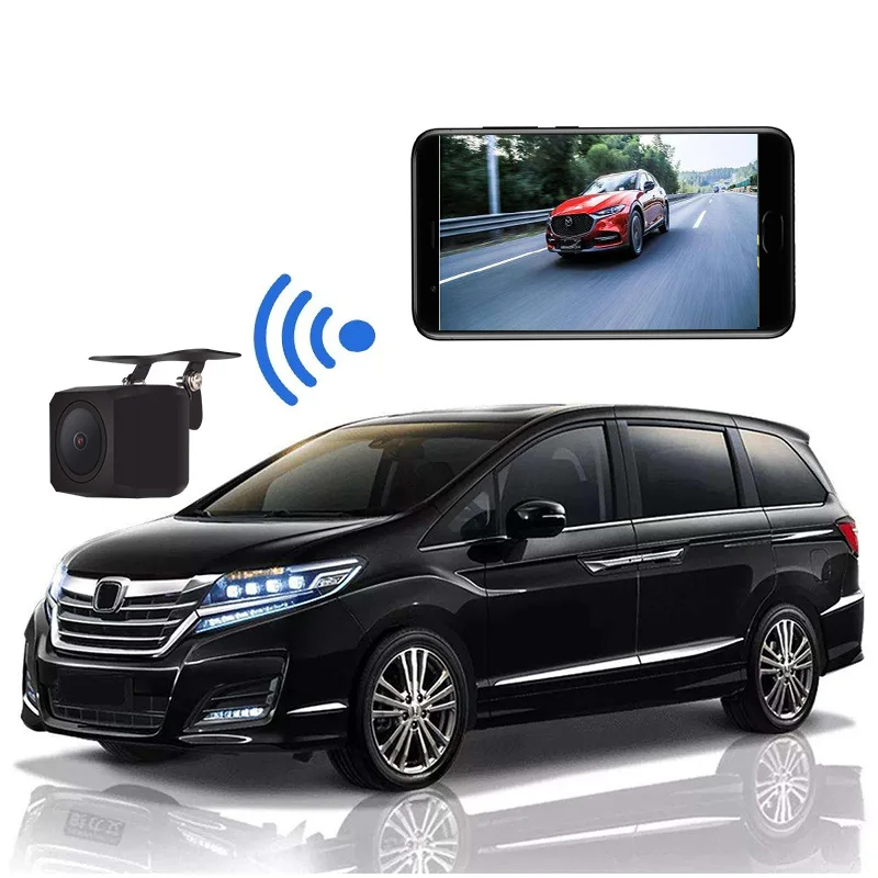 HD Security WiFi Car Camera Vehicle Rear View Mirror Camera Wireless Mini Camera