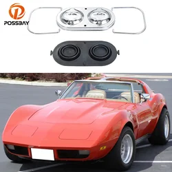 Fit for Chevrolet Corvette 1967-1982 Car Chrome Steel Engine Brake Master Cylinder Cap Cover Auto Replacement Accessories Parts