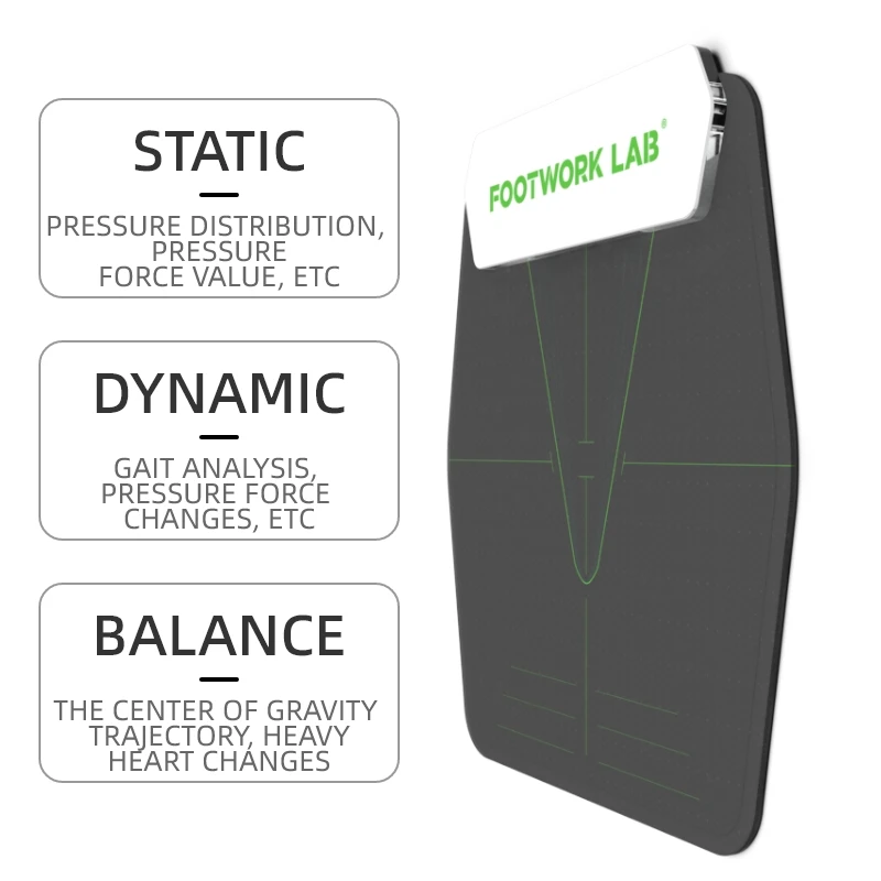 Orthopedic Clinic Exercise Rehabilitation Foot Pressure Analysis Pressure Plate 3D Foot Scanner