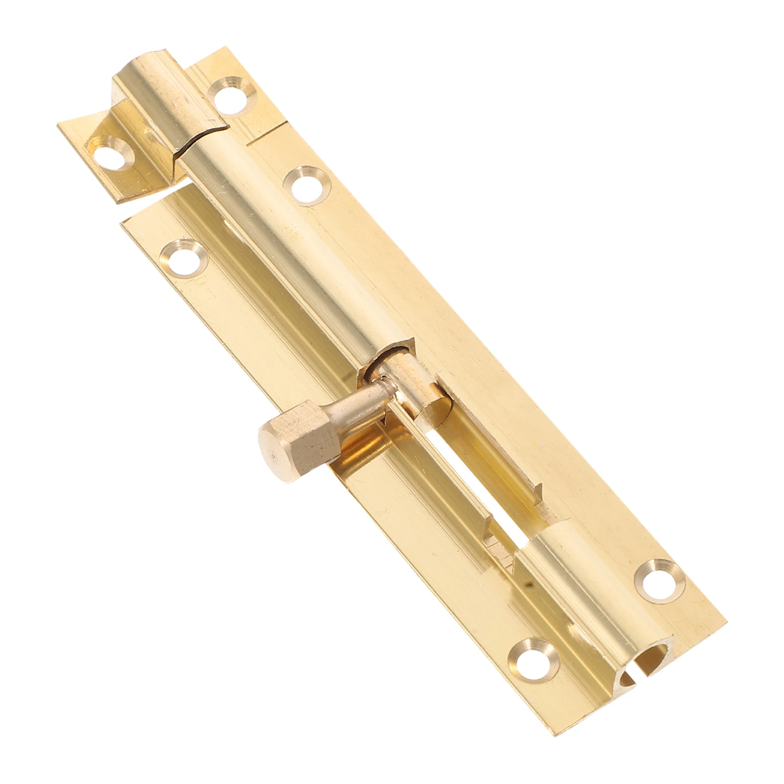 

Vintage Style Heavy Duty Copper Door Latch Wood Gate Security Sliding Bolt Hardware Retro Metal Closet Lock Latch Set For