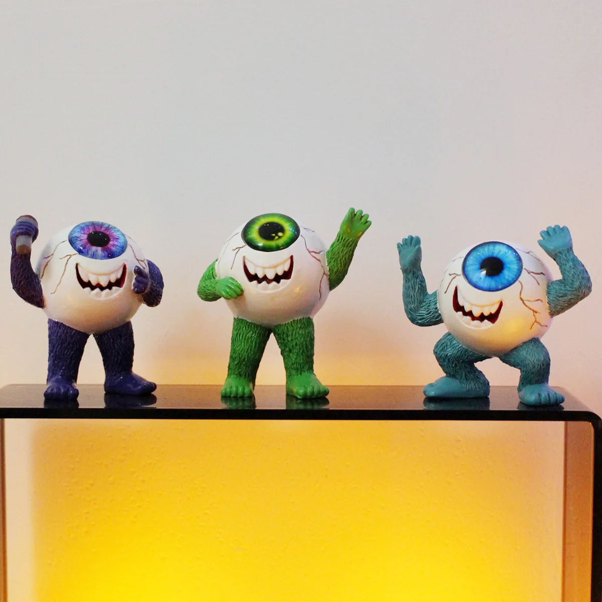 

‌3-Pack Eyeball Monsters - Spooky Halloween Decor Set