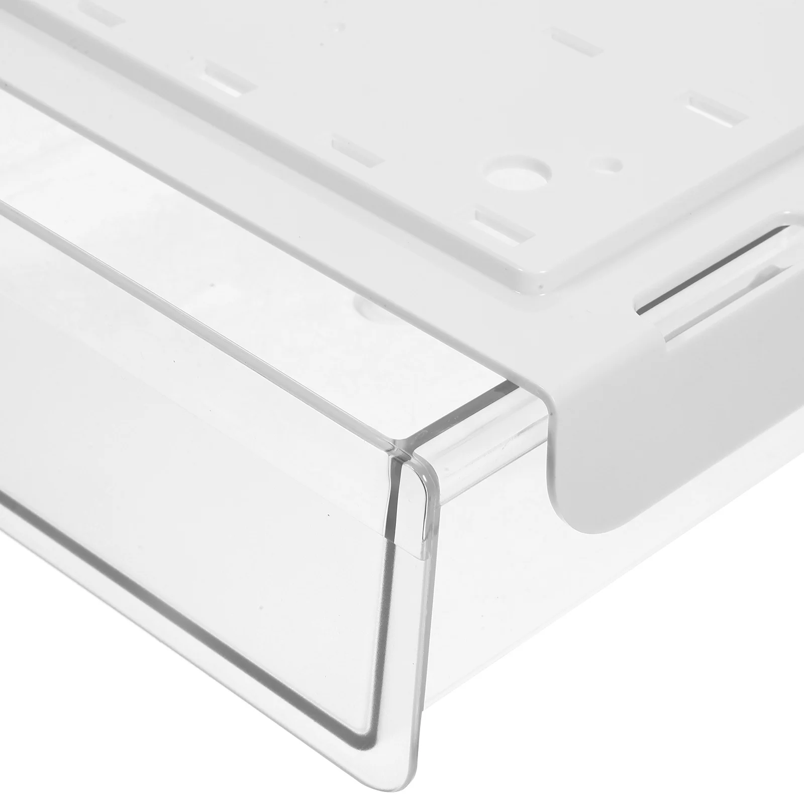 

Large Capacity 18 5cm Wide Transparent C Style Hidden Under Desk Drawer Storage Box Stationery Tool Sock Organizer