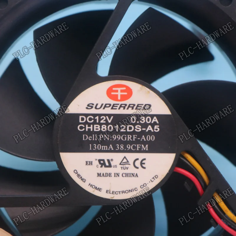 

Новый вентилятор охлаждения SUPERRED CHB8012DS-A5 12В 0.30А, 3-проводной # QW