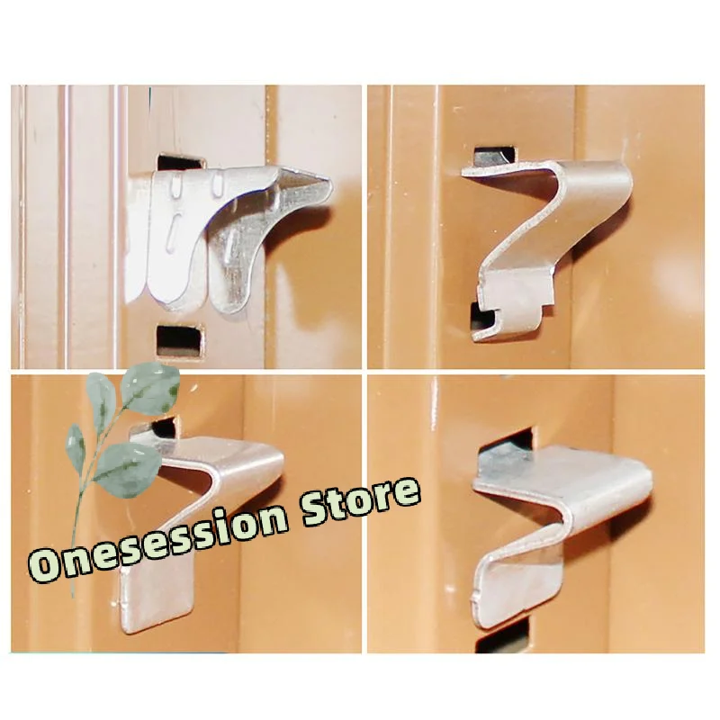 

10 шт. сверхмощные стальные зажимы для полок, регулируемые несущие опоры для картотечных шкафов, стеллажи для хранения, аксессуары для офисной мебели