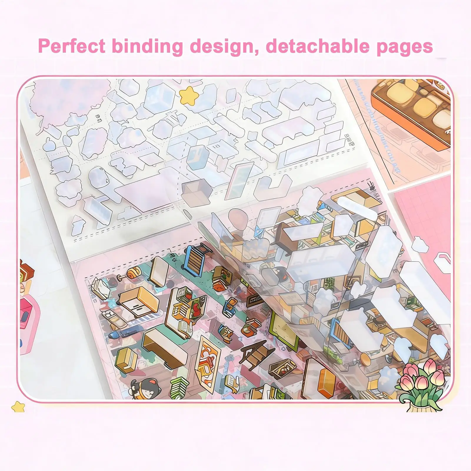 اصنع ملصقات المشهد الخاص بك ثلاثية الأبعاد تأثير دفتر الشارات حساب اليد الشارات للأطفال المراهقين الكبار الفصول الدراسية حفلة لصالح الحرفية