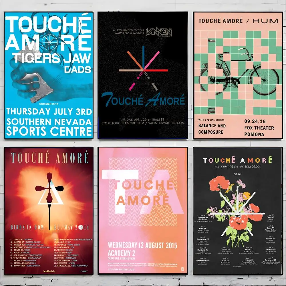 Band Hardcore T-Touche Amore Poster Premium Decor Art & Gift for Household Lounge Home Ornaments