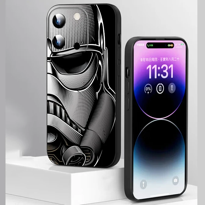 L8 Stormtrooper Star Wars Soft Silicone Case for Samsung Galaxy S21 S23 FE S24 Ultra Plus A15 A25 35 A54 A55 5G Caver