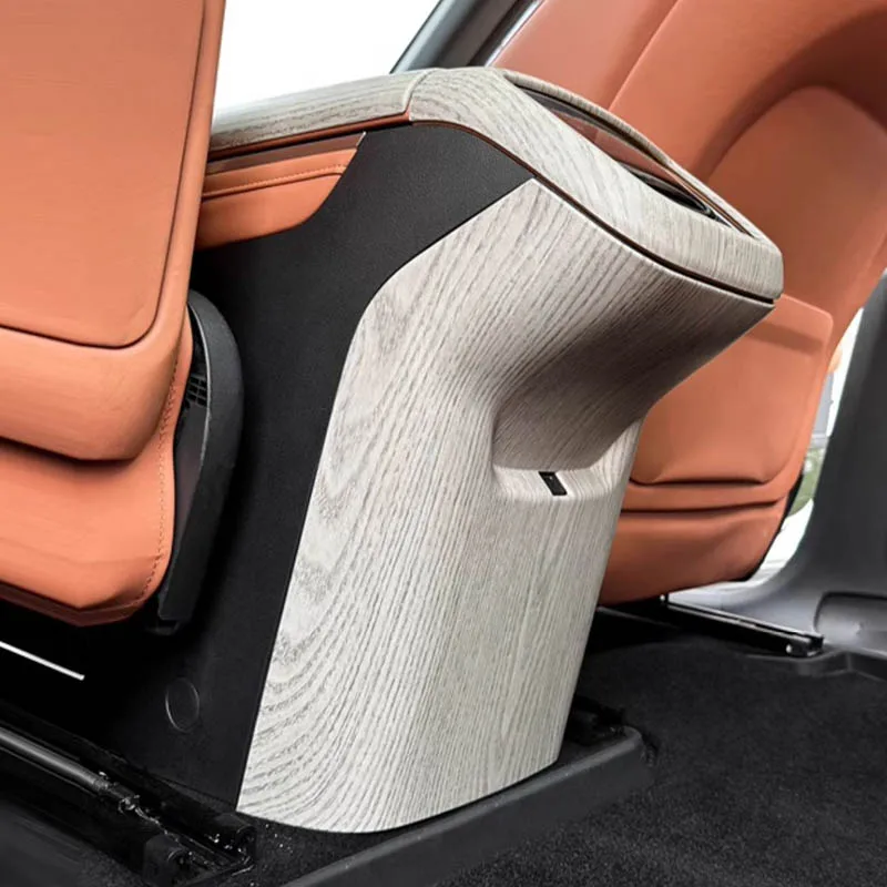 For Changan Deepal S07 2025 2026 Imitation Peach Wood Interior Automotive Decorative Products Anti Kick Pad 3